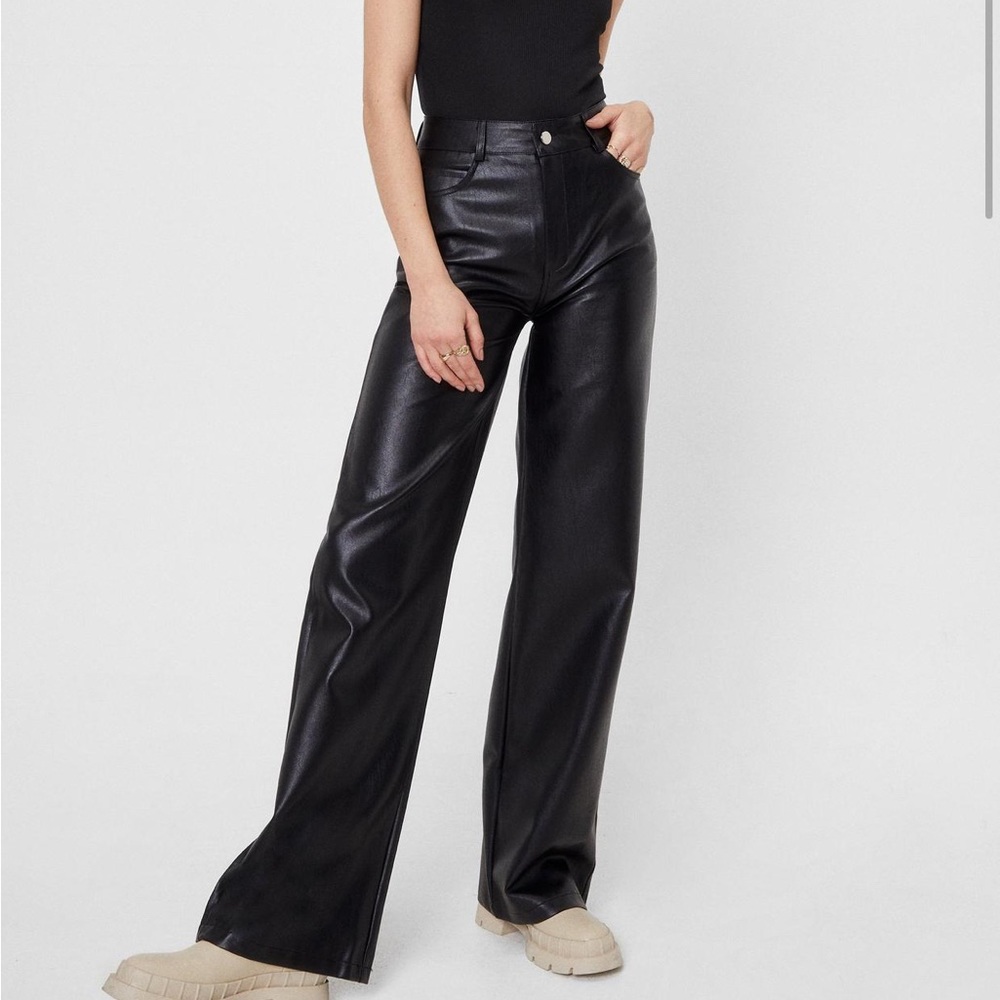 Nasty gal faux leather pants